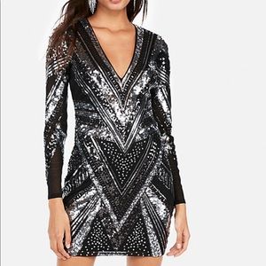 Express sequin Hollidays Dress